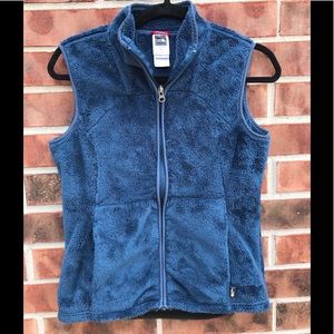 The North Face, Zippered vest. Sz S/P blue EUC